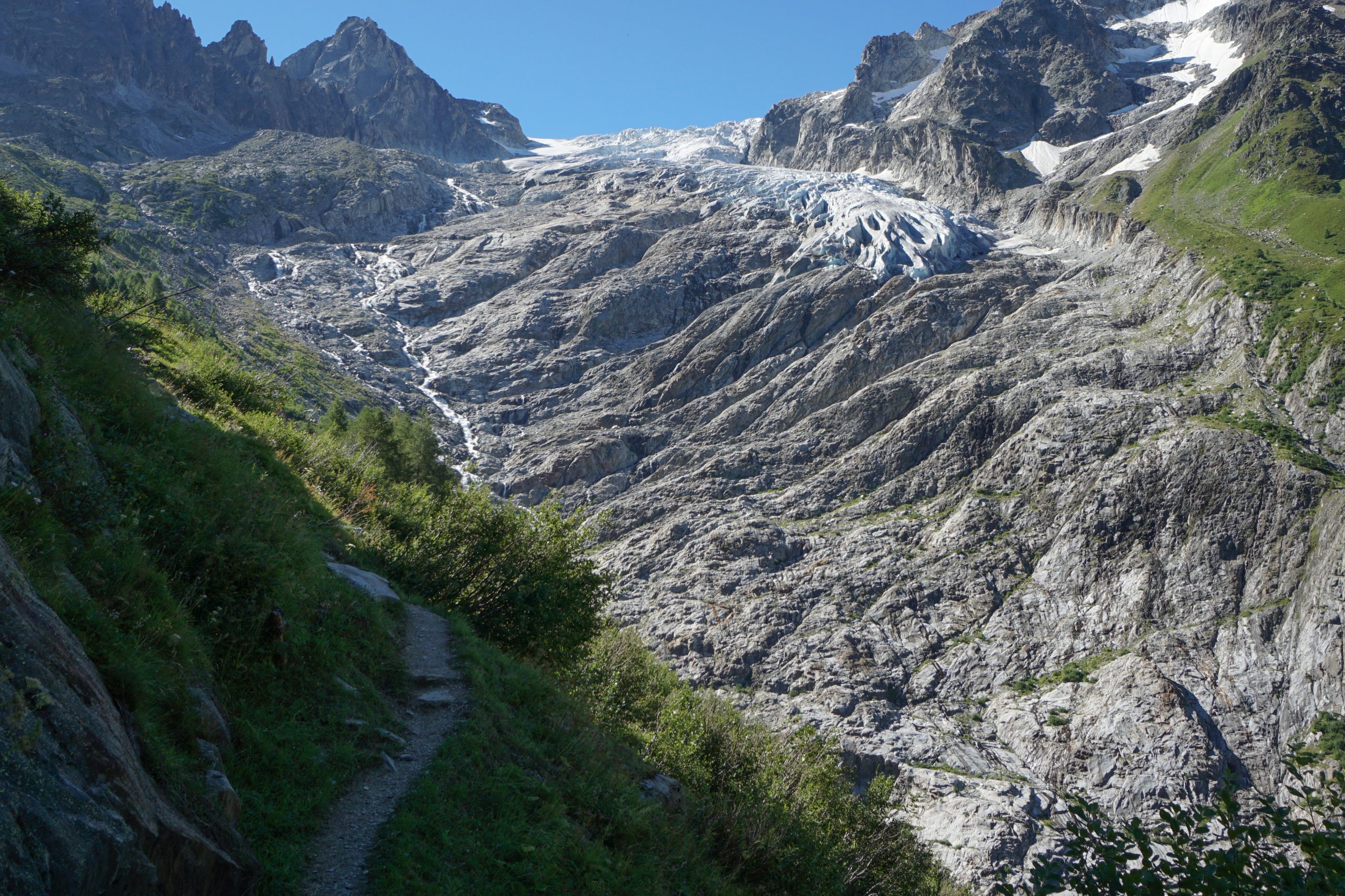The Glacier du Trient seems so close! And look how massive it used to be