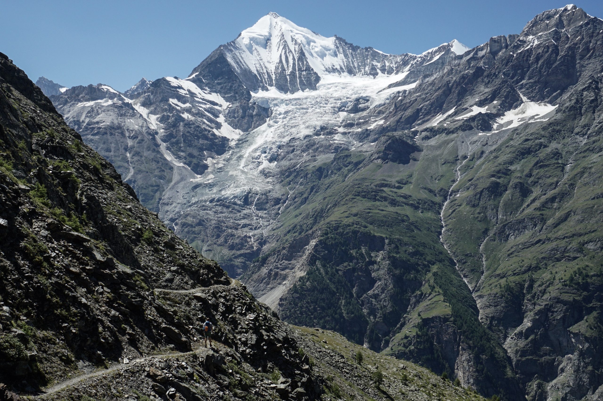 Facing Weisshorn (Stage 13)