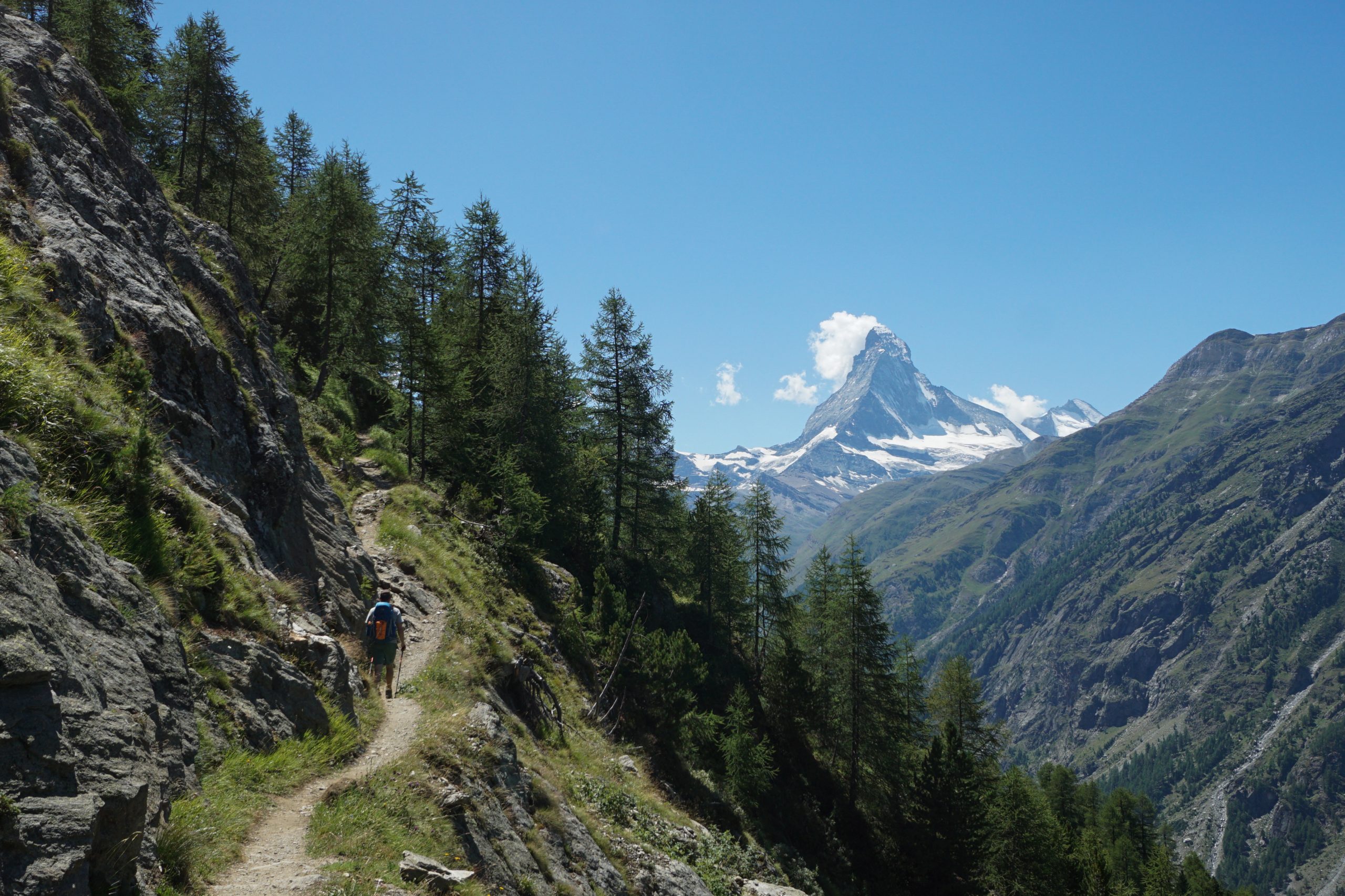 Matterhorn looking in the distance (Stage 14)
